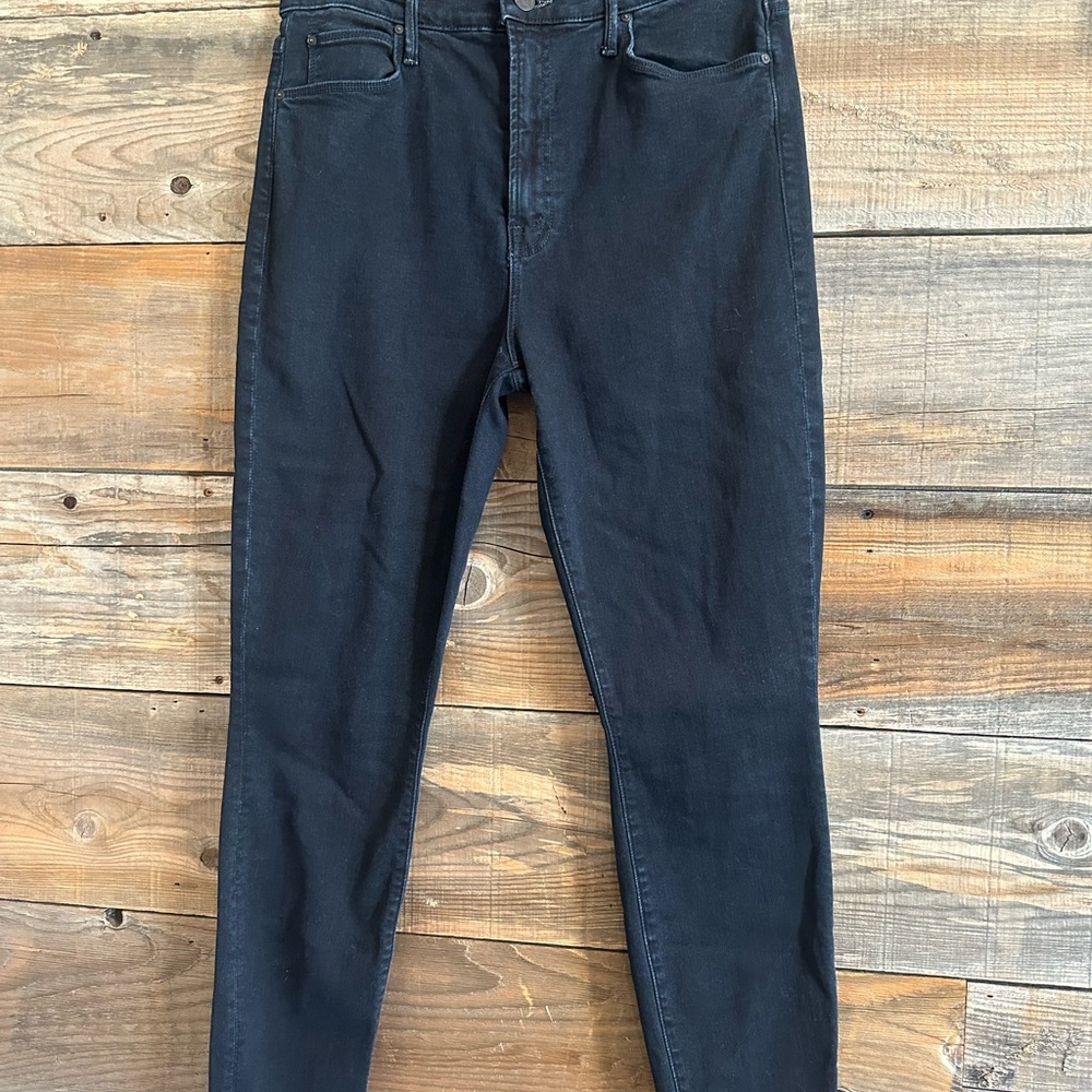 MOTHER Women's Skinny Jeans in Black